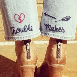 Trouble Maker Lucky Brand Cropped Jeans